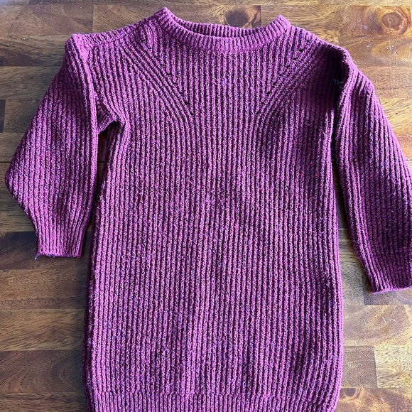 Maroon Old Navy Sweater dress sized 3T. - Picture 1 of 3